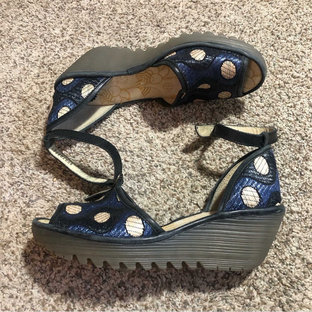 Fly London Yeiji Wedge Peeptoe - 41 - Picture 6 of 6